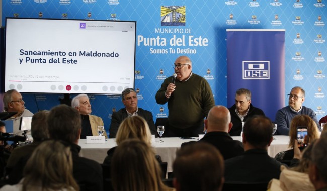 Punta del Este: comienza en setiembre un plan de saneamiento de US$ 15 millones para 15 barrios