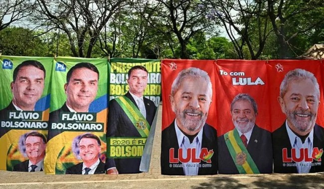 Lula y Flávio Bolsonaro irán a segunda vuelta en Brasil