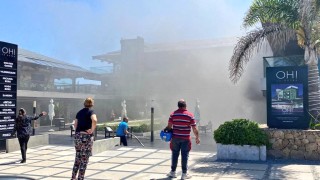 Se incendió un local del Shopping Oh La Barra: no hubo lesionados y el centro comercial vuelve a abrir este martes