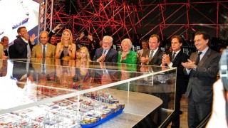 Lacalle Pou en Terminal Cuenca del Plata: ampliación del puerto generará trabajo y ayudará al Uruguay productivo