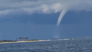Tromba marina frente a Punta del Este es un "fenómeno habitual", explicó INUMET