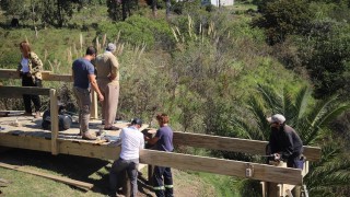 Pígola constató avances de obras y proyectos que se ejecutan en zona oeste del departamento