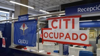 AEBU ocupó sucursal del Citi en Montevideo y hay paro en banca privada