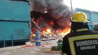 Sindicato de bomberos dijo que el incendio en Punta Shopping "se pudo haber contenido de otra forma"