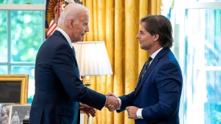 Lacalle Pou se reunió con el presidente de Estados Unidos, Joe Biden