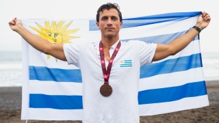 Pignataro, surf, longboard, longboarding, medalla, panamericano