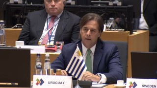 Presidente Lacalle en Bruselas en pro del acuerdo Mercosur-Unión Europea: "no compartimos el proteccionismo exacerbado"