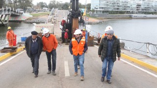 Comenzó llenado de pilotes en el segundo puente de La Barra