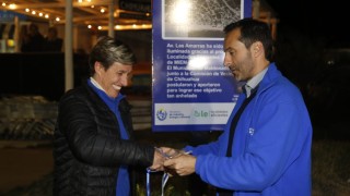 Inauguraron luminarias de alta calidad en Chihuahua y Antía anunció inversión privada "millonaria" para zona de El Potrero