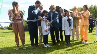 Bioparque de Río Negro inauguró centro de visitantes con la presencia de Lacalle Pou