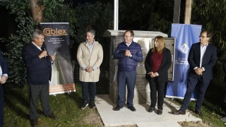 Antía destacó gestión de MTOP durante la inauguración de las luminarias en Balneario Solís