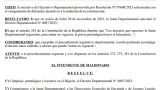 Resolución IDM 10725/2023: se promulga el Decreto 4087 que modifica artículos del Decreto 4053