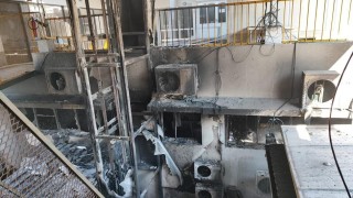 incendio, SNS, Servicio Nacional de Sangre, fuego, perdidas materiales