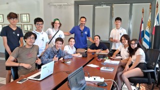 liceo 4, competencia ISSDC, concurso ingenieria aeroespacial, NASA, Municipio de Maldonado, Andres Rapetti