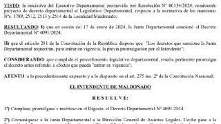 Resolución IDM 00730/2024: intendente promulga decreto 4091 sobre cambios de normativa de edificación