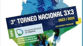 Primer partido en Maldonado por el Tercer Torneo Nacional 3x3 será en CEDEMPA