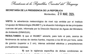 Gobierno declaró alerta roja y emitió recomendaciones ante eventos climáticos adversos