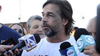 Lacalle Pou participó en la 57ª edición de la Fiesta de la Cerveza