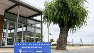 Luis Lacalle Pou, puerto, Nueva Palmira, terminal, pasajeros, MTOP, Juan Falero, ANP, Juan Curbelo
