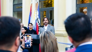 Lacalle Pou inauguró en Tacuarembó el Centro Cultural Teatro Escayola