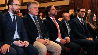 Lacalle Pou participó del acto conmemorativo por los 109 años del Genocidio Armenio