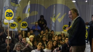 Lista 20 acompañó la tercera recorrida de Álvaro Delgado por Maldonado