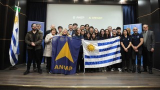 NASA, liceo 4, Maldonado, desafio espacial latinoamericano, Jenifer Cherro, Diego Durand, ANEP, ANCAP