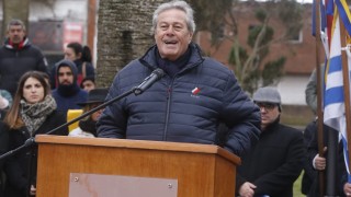 Antía en su último acto como intendente en el día de la Independencia aseguró que "San Carlos se va para arriba"