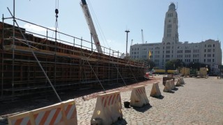 Aduanas avanza en obras para instalar nuevos escáneres en el puerto de Montevideo