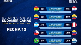 Así será la fecha 12 en las Eliminatorias Sudamericanas