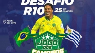 Juego de los famosos: Ronaldinho Gaúcho y otras estrellas del fútbol llegan a Punta del Este