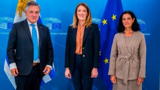 Paganini y Arbeleche dialogaron con altas autoridades de la Unión Europea sobre acuerdo con Mercosur