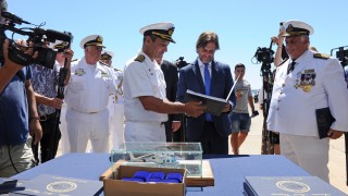 En Maldonado Lacalle Pou encabezó ceremonia por el 100° aniversario de la Aviación Naval