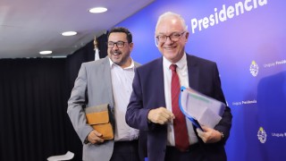 Alejandro Sanchez, Pacha Sanchez, Mario Lubetkin, asuncion, Yamandu Orsi, cambio de mando, traspaso de mando, Uruguay, gobierno, ceremonia trra