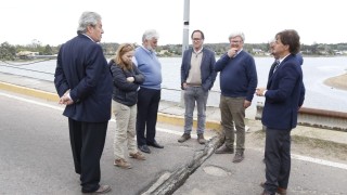 Lacalle Pou, Antia, puente Leonel Viera, puente,  La Barra, reparacion, IDM, MTOP