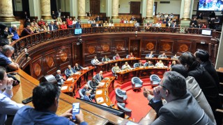 Senado homenajeó al ex ministro de Ambiente Adrián Peña