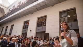 Presidente Orsi participó en asunción de autoridades del INAU