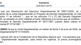 Resolución IDM 05325/2025: promulga Decreto 4110/2025