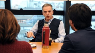 Presidente Orsi recibió a representantes de partidos políticos por Diálogo Social