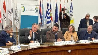 Congreso Intendentes, Yamandu Orsi, Nicolas Olivera, intendencias, gobiernos departamentales, poder ejecutivo, recursos, FDI, CSD, CI, congreso de intendentes, OPP, Rodrigo Arim, gobierno nacional