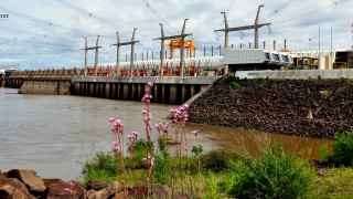 UTE, Salto Grande, represa salto grande, rio Uruguay, central hidroelectrica, Uruguay, Argentina