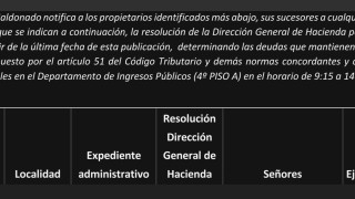 IDM notifica a padrones con deudas