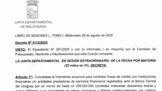 Decreto 4112/2025: autoriza al intendente a contratar líneas de crédito