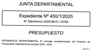 Abella envió mensaje complementario a la Junta: contempla a personas en situación de discapacidad y sienta bases para Presupuesto Participativo