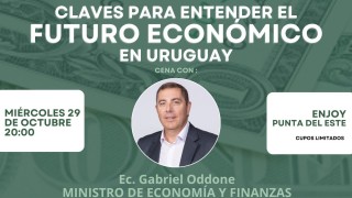 Enjoy Punta del Este recibe al ministro Gabriel Oddone en una cena sobre economía y desarrollo