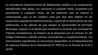 Vista Deudas de Tributos Inmobiliarios (E188/ 30T + 3PH)