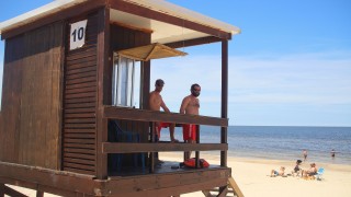 Maldonado: guardavidas iniciaron temporada y bajaron a la playa