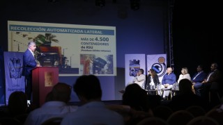 Píriz anunció la “transformación del sistema de disposición final de residuos” en el marco de seminario internacional