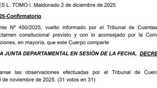 Decreto 4114/2025 Confirmatorio: Presupuesto Departamental 2025-2030