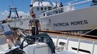 Violento choque en el puerto de Piriápolis: un pesquero español embistió a un yate y lo dejó fuera de servicio